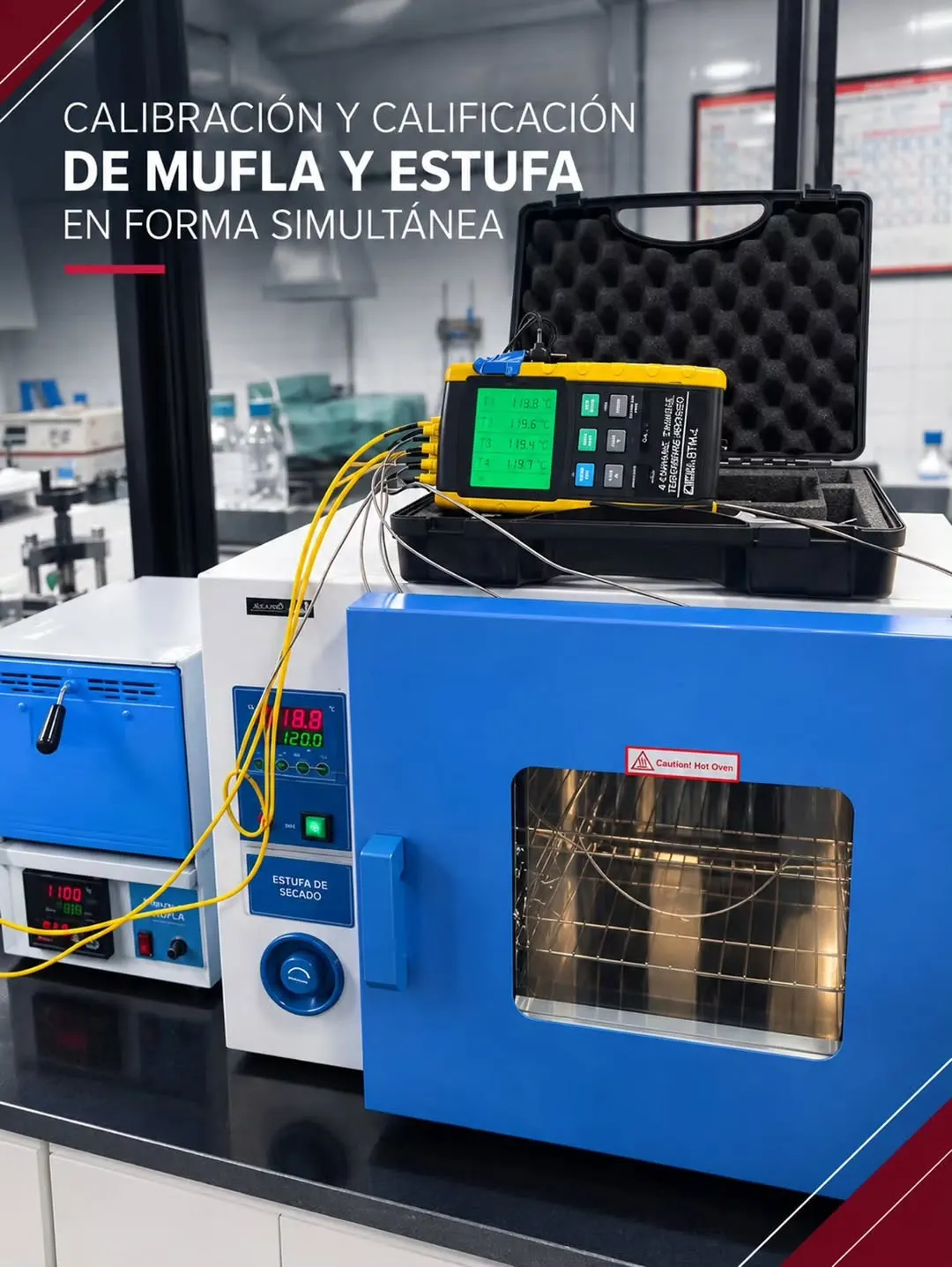 Calibración y calificación de muflas y estufas